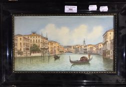 ALBERTO TREVISAN (1919-1978) Italian, Grand Canal, Venice, watercolour, signed,