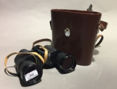 A pair of modern Zeiss binoculars and case