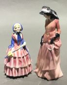 Two Royal Doulton figurines,