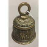 A cast brass Sanctus bell