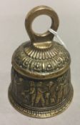 A cast brass Sanctus bell