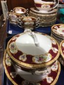 A Royal Albert Lady Hamilton pattern dinner service