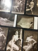 A quantity of erotic prints