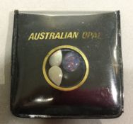 Three cased Australian opals