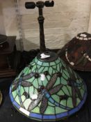 A green dragonfly lamp - WITHDRAWN