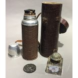 A Thermos flask,