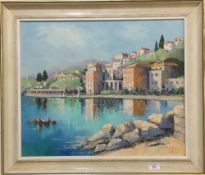 CONTINENTAL SCHOOL (20th century), French Mediterranean scene,