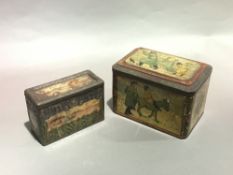 A Colman's Mustard tin and a Carr & Co.