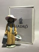 A boxed Lladro matt figure,