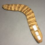 An Australian Aboriginal type boomerang