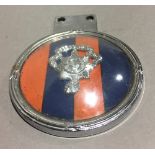 A Royal Sussex Regiment car badge
