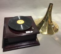 A gramophone