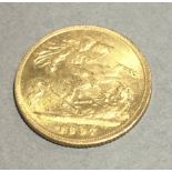 An 1897 half sovereign