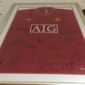 A signed Manchester United shirt,