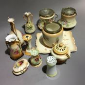 A quantity of Fieldings china, etc.