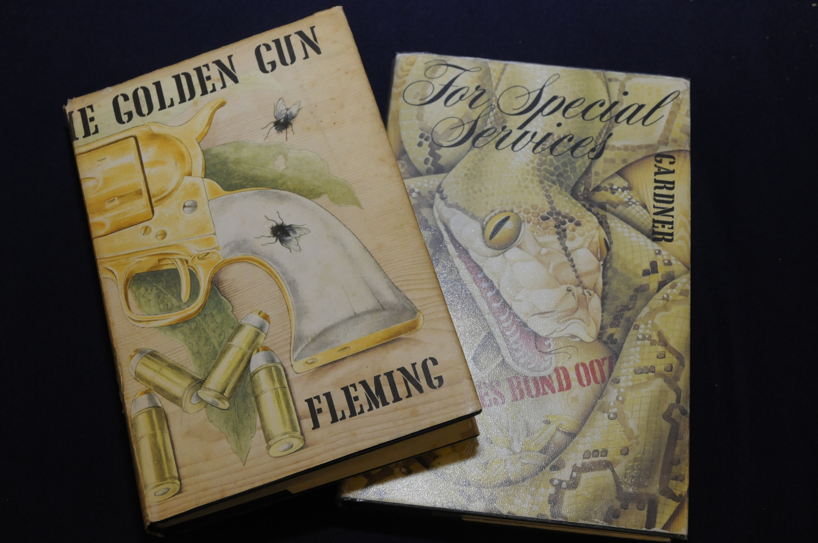 Ian Fleming 1st Edition The Man With The Golden Gun and For Special Services John Gardener 1st