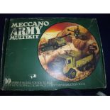 Boxed Meccano Army multi-kit 10 different models for you to build with original instruction manuals,