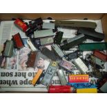 Quantity of various Hornby and other OO gauge goods wagons including box cars, brake vans,