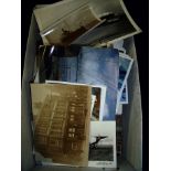 Extremely large selection of mostly railway coloured and black and white photographs and postcards