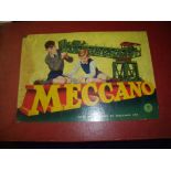 Boxed Meccano No7 green and red outfit