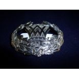 Western Welsh white metal reef cap badge