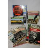 Box of assorted railway related books including 'The Contemporary Diesel', 'Red For Danger',