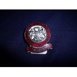 Aberdeen Corporation Transport enamel and white metal cap badge