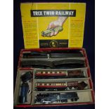 Boxed Trix Twin Railway OO Gauge set comprising of various track,