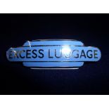 Scottish region enamel totem "Excess Luggage" cap badge by JR Gaunt London