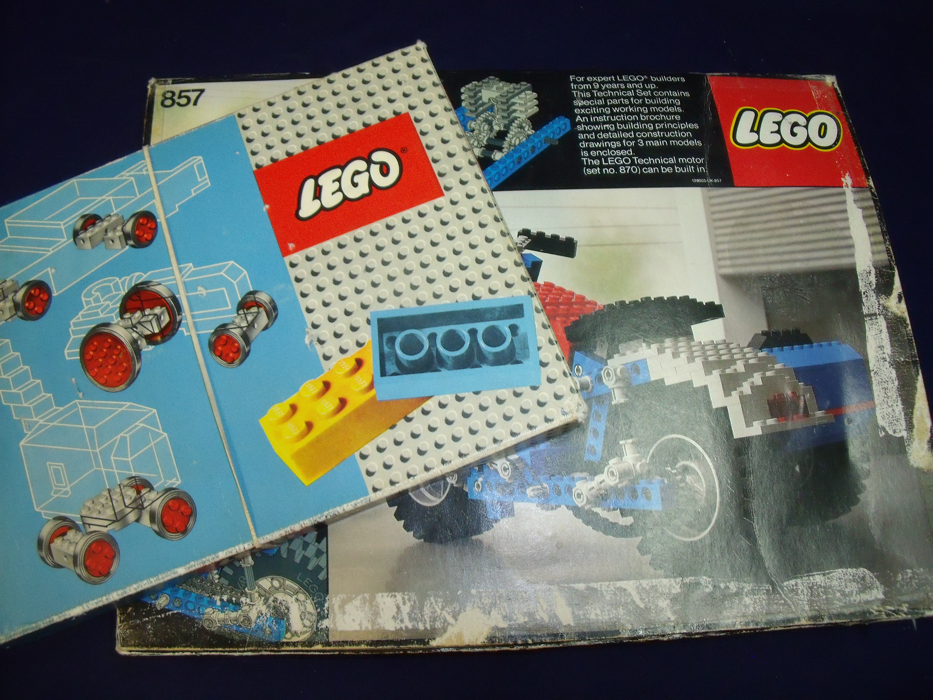 Boxed Lego No857 motorbike set and a Lego 314 box set (2)
