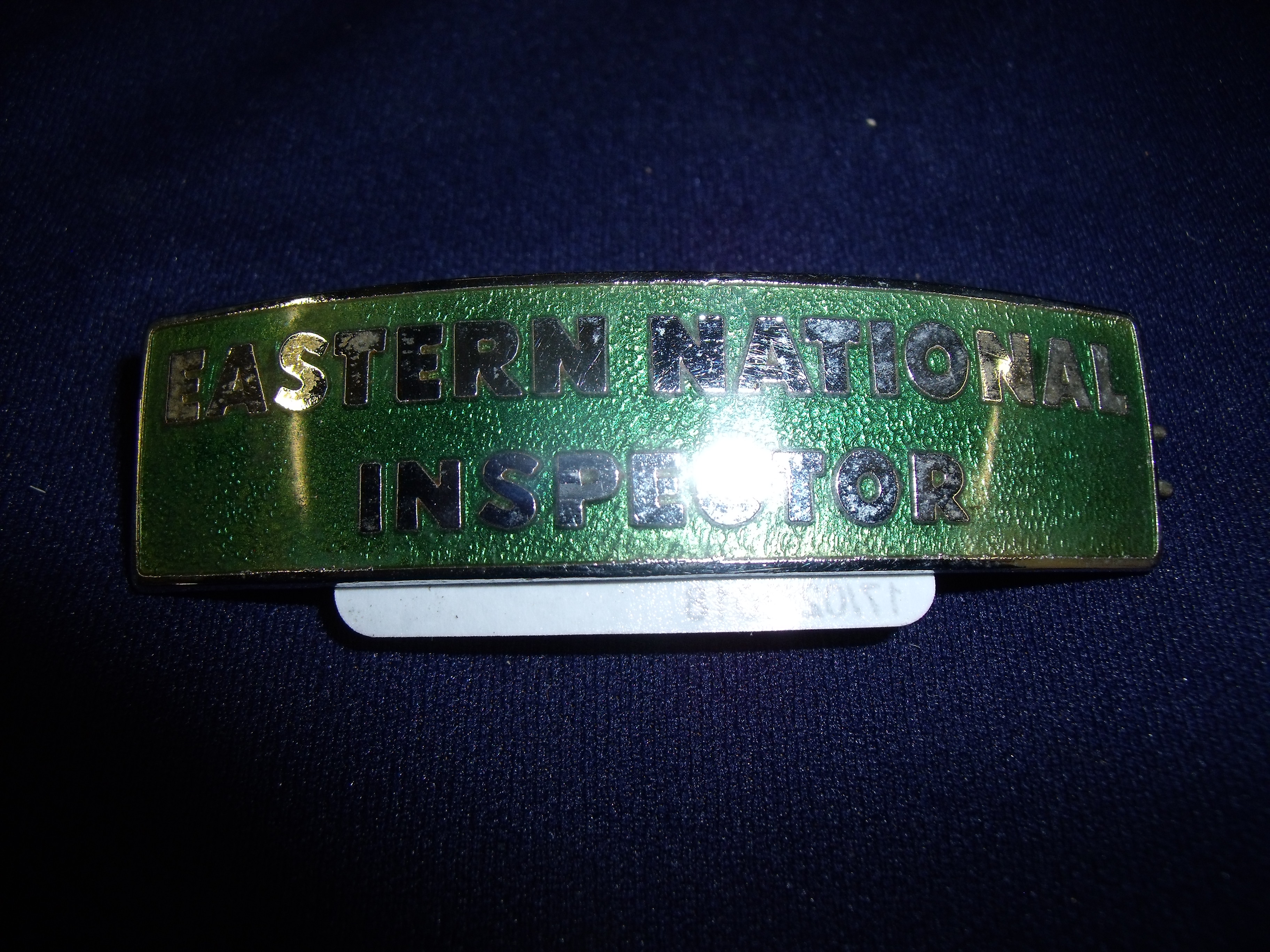 Eastern National Inspectors enamel cap badge by Fattorini Birmingham