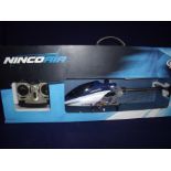 Boxed as new Ninco Air 535 Alumax remote control helicopter