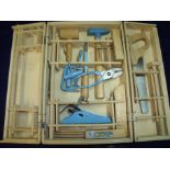 Wooden cased Vintage child's carpenters set