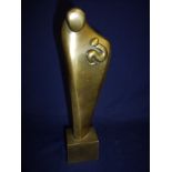 Limited edition signed 20th C bronze figure No363/570 made for Les Sables Noirs various indistinct