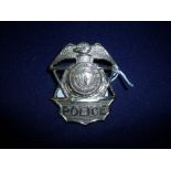 American Massachusetts Police cap badge