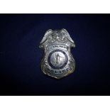 American City of Portland Oregon Auxiliary Police cap badge No 2062