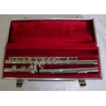 Cased Regent Boosey & Hawks London flute