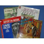 Selection of LPs including 'The Two Ronnies Volume 2', 'Another Monty Python Record',