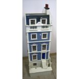 Large five story dolls house (43cm x 40cm x 128cm)