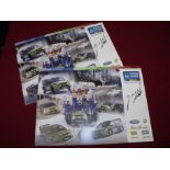 Thirty six signed Jari-Matti Latvala WRC Rally Driver posters