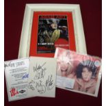 A framed and mounted Adam Ant flyer for the 11th May 2013 Roundhouse signed With Love Adam Ant,