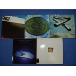 Selection of Mike Oldfield LPs including 'Exposed', 'Hergest Ridge', 'Tubular Bells',