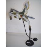 Reproduction painted metal Indian balance horse