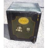 Small Withy Groove Stores Manchester & Liverpool Victorian safe (36cm x 41cm x 51cm)