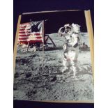 Signed photograph of Gene Cernan, Nasa astronaut (last man to walk on the moon) with certificate
