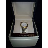 Cased and boxed Longines Automatic Flagship SL4803.3 gents wrist watch No 39211691 with secondary