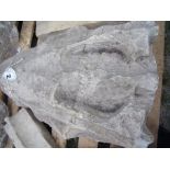 Section of 19th C Gablet stone from broach east front south Quire Turret York Minster, with