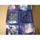 Three boxed Corgi Aviation Archive Jet Fighter Power figures including Hawker Hunter FGA9, English