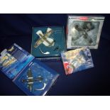 Collection of boxed Corgi Aviation Archive figures including Battle of Spitfire & Hurricane set, a