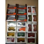 22 boxed Exclusive First Edition and EFE die-cast collectors coaches and buses